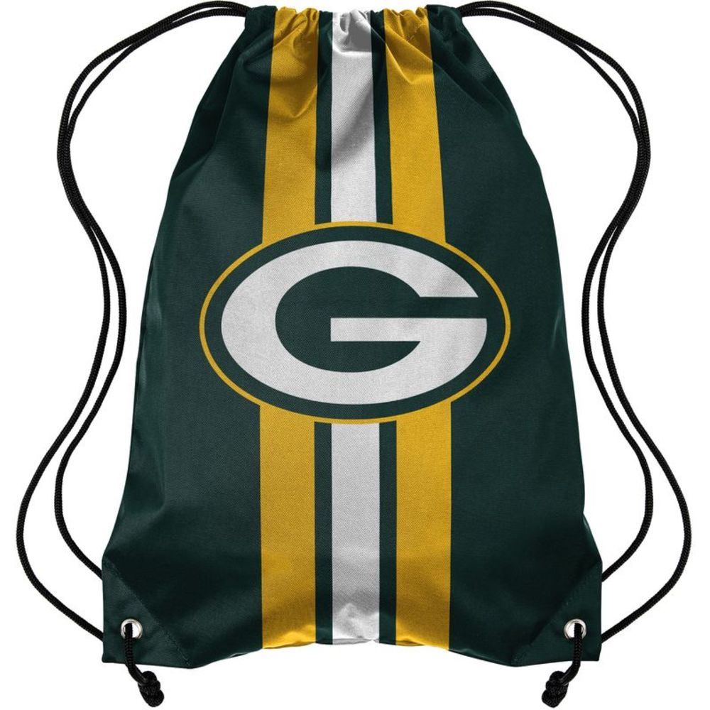 Green Bay Packers Team Stripe Drawstring Bag